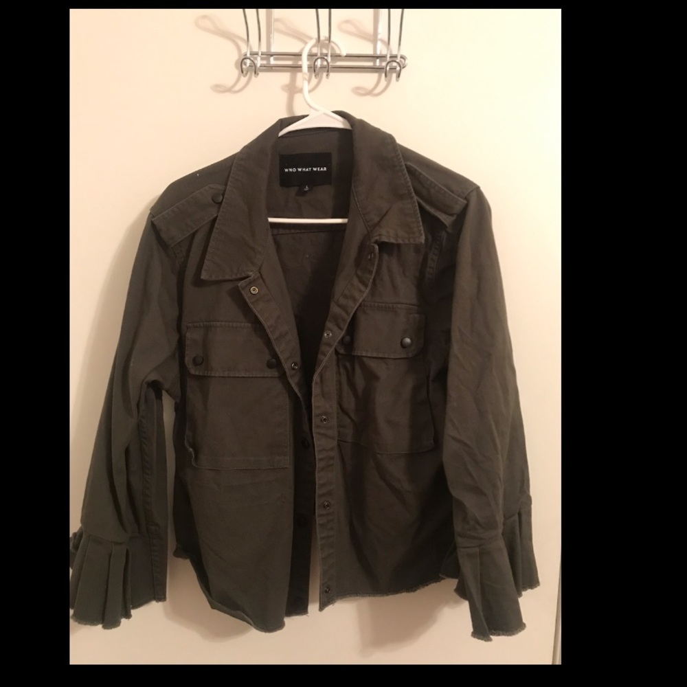 Women’s Jacket, thick, army green